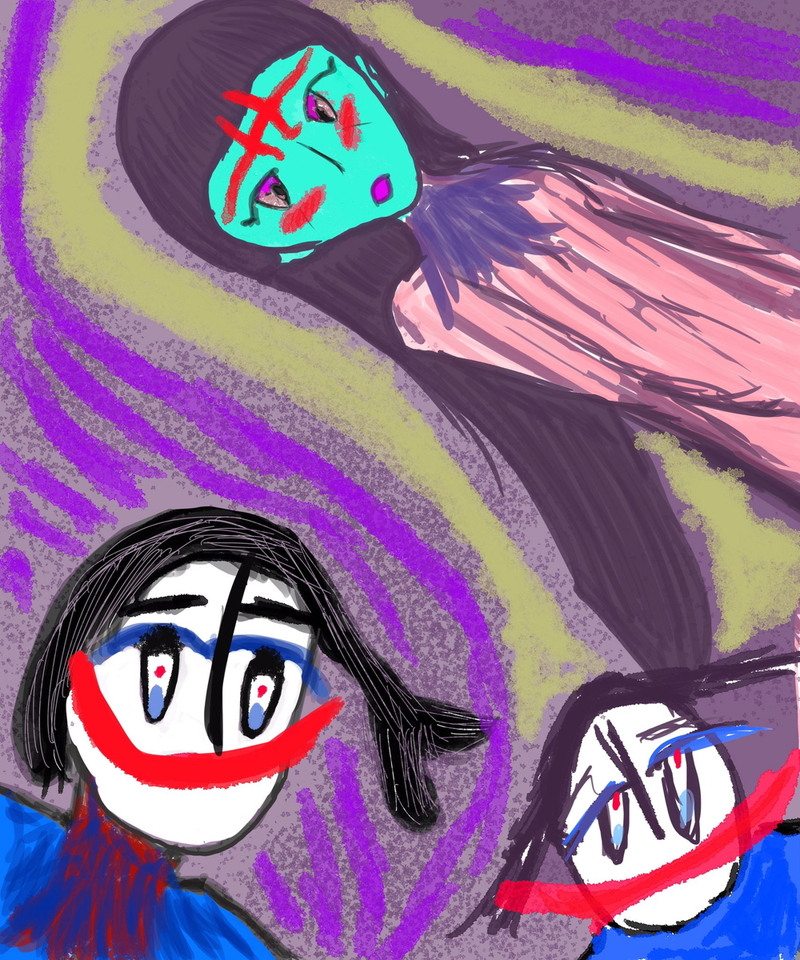 頭のおかしなイラスト